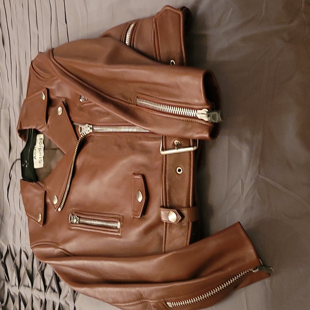 New acne Leather jacket